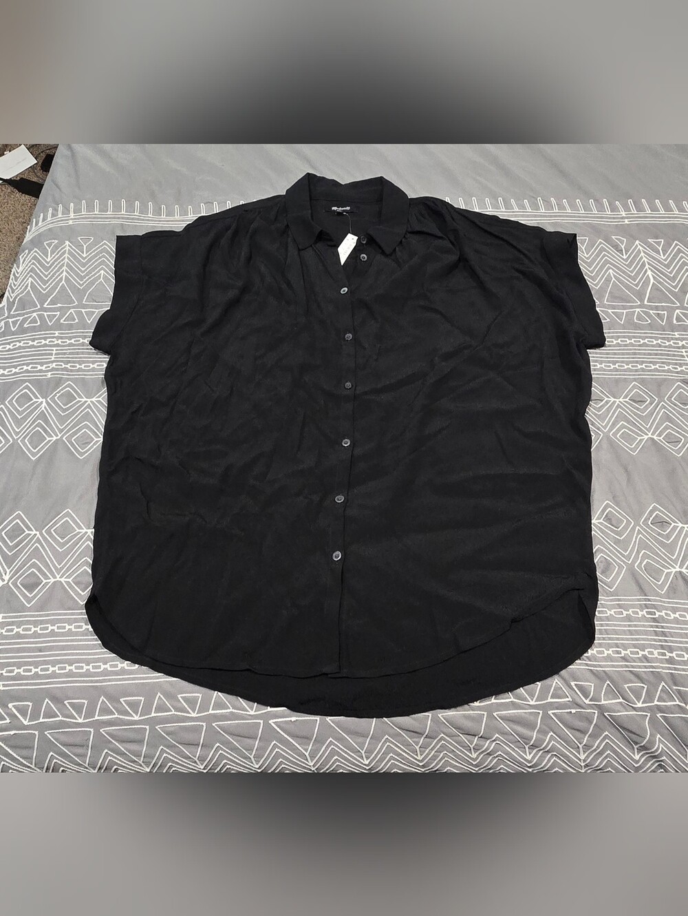 Madewell Central Drapey Shirt Size Medium